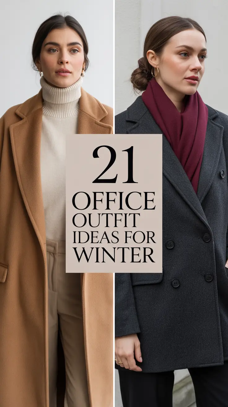 Office Outfit Ideas for Winter 2025–2026: Classy & Chic Inspiration for Women