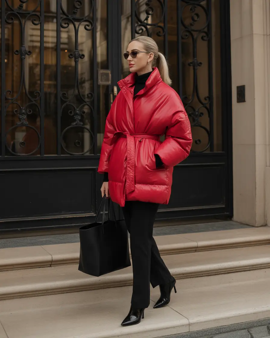 winter-outfits-aesthetic-classy-Power-Red-with-Urban-Elegance