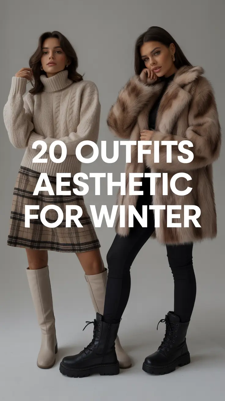 Outfits Aesthetic for Winter 2025 - 2026: Chic Warm Style Inspiration