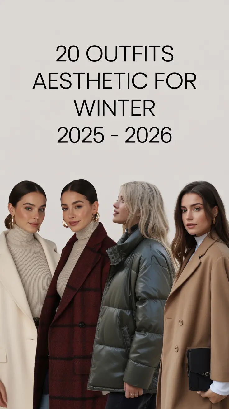 Outfits Aesthetic for Winter 2025 - 2026: Chic Warm Style Inspiration