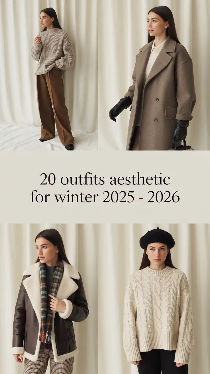Outfits Aesthetic for Winter 2025 - 2026: Chic Warm Style Inspiration