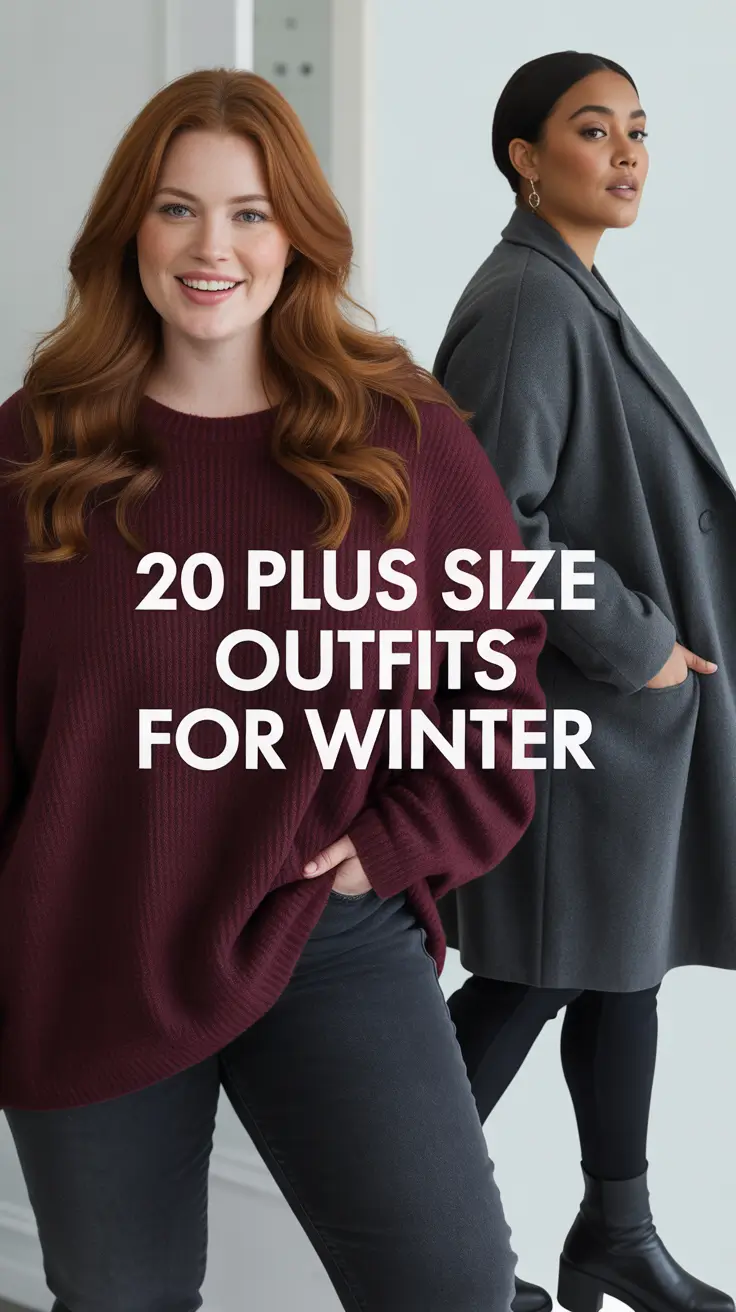 Plus Size Outfits for Winter 2025 / 2026: Trendy & Elegant Inspiration for Women