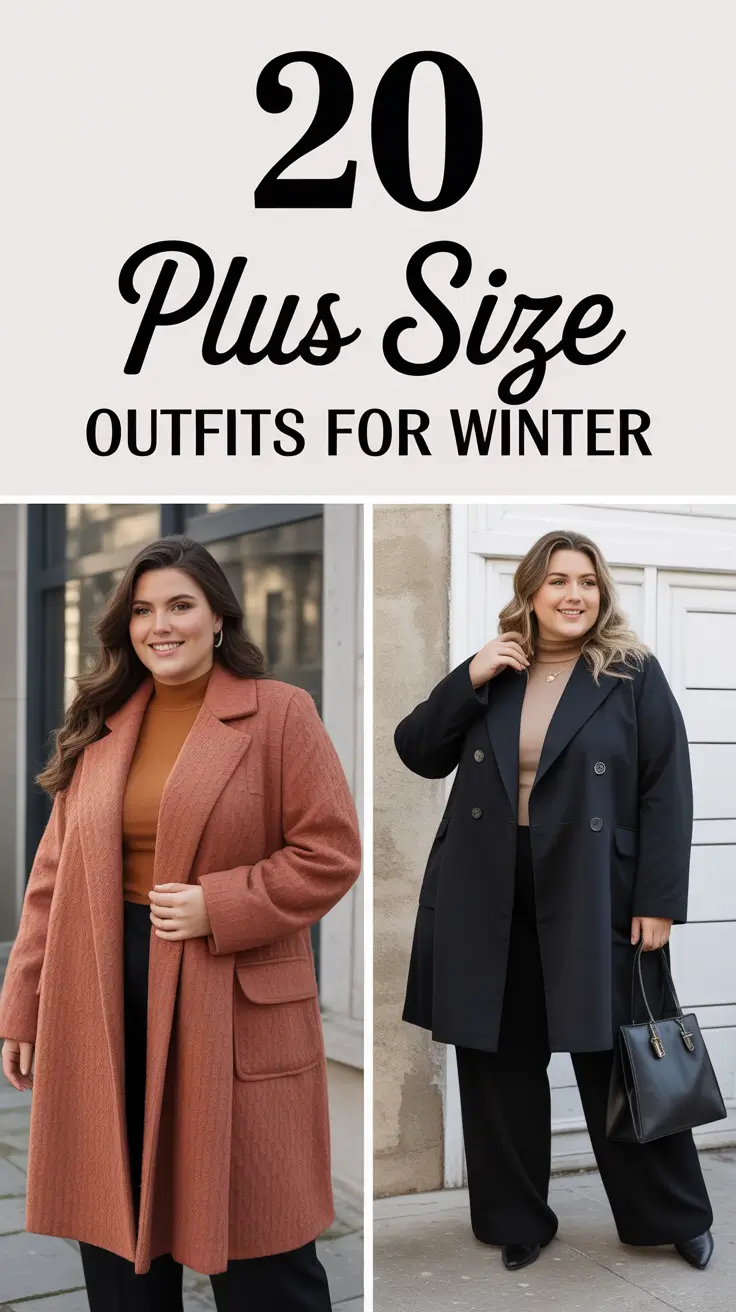 Plus Size Outfits for Winter 2025 / 2026: Trendy & Elegant Inspiration for Women