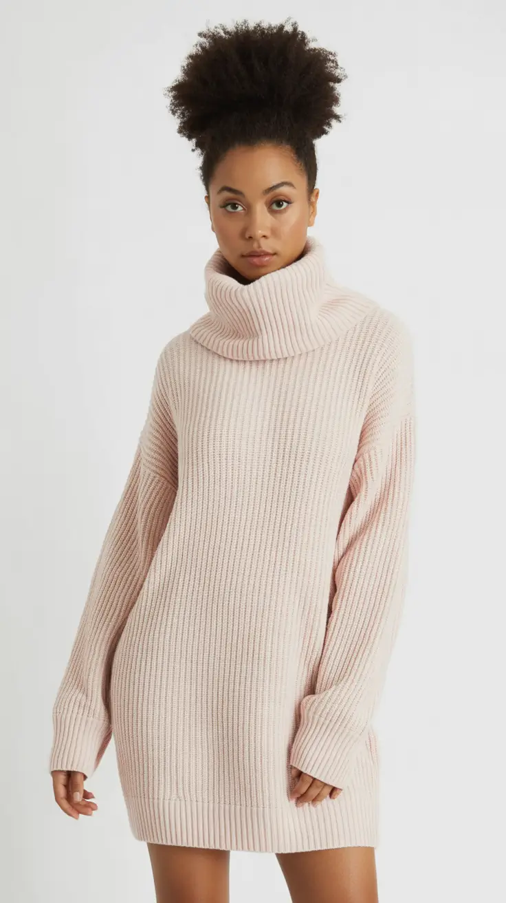 Stylish Winter Outfit Inspo 2025-2026 Soft Pink Minimalism