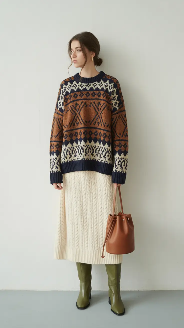 Stylish Winter Outfit Inspo 2025-2026 Nordic Charm with a Twist