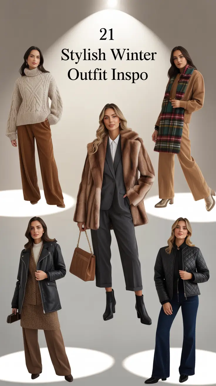 Stylish Winter Outfit Inspo 2025–2026: Cute & Casual Street Style Ideas