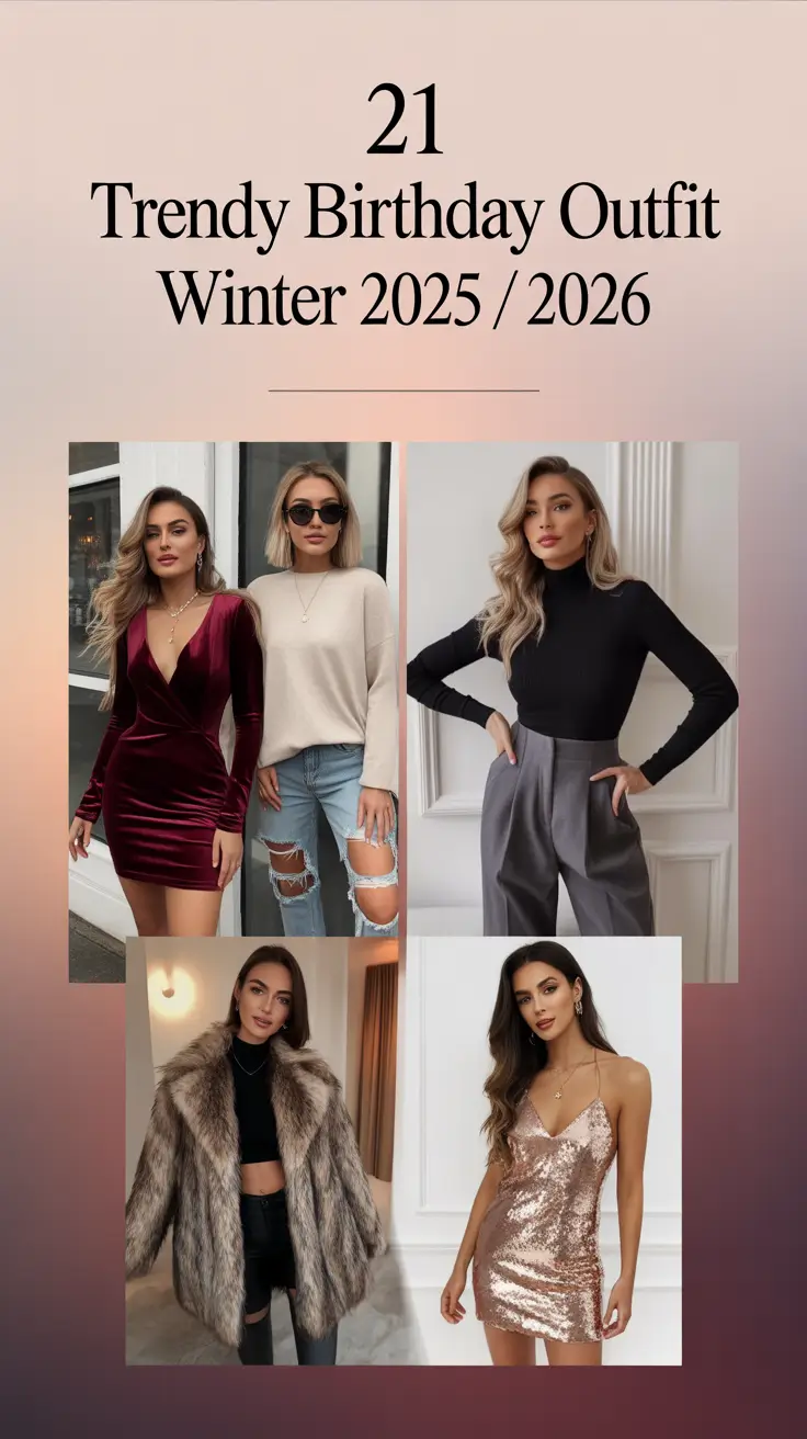 Trendy Birthday Outfit Winter 2025 – Classy & Chic Inspiration for Women