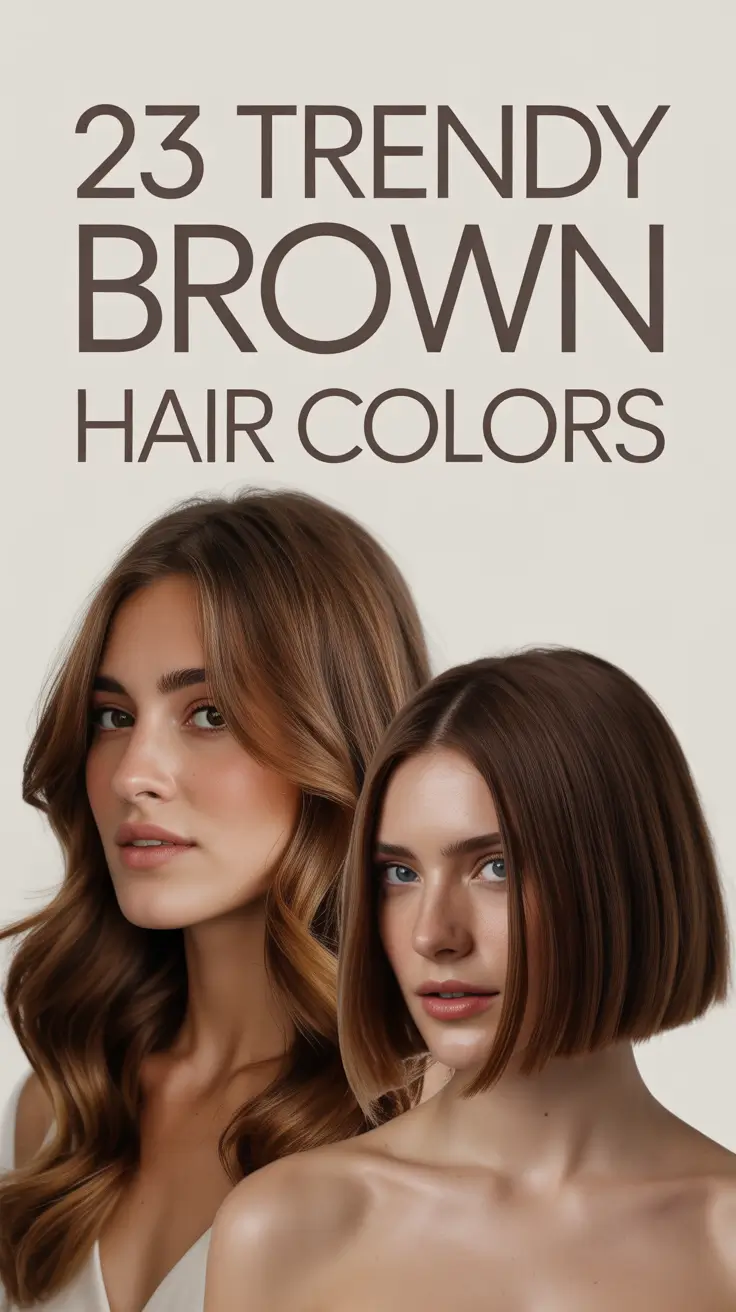 Trendy Brown Hair Colors Winter 2025–2026: Fresh Ideas with Highlights for Brunettes