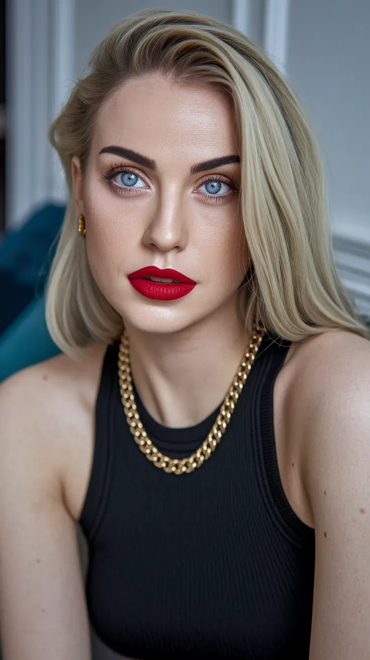 fall and winter hair color ideas 2025 Classic Cool Blonde