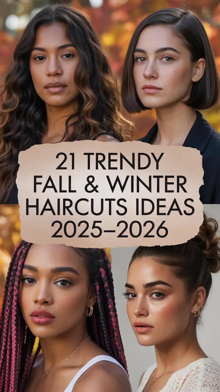 Trendy Fall & Winter Haircuts Ideas 2025–2026: Fresh Styles & Inspiring Trends