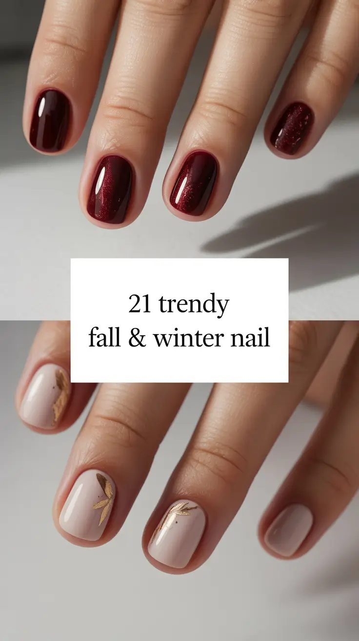 Trendy Fall & Winter Nail 2025–2026: Cute Colors, Inspo & Design Ideas