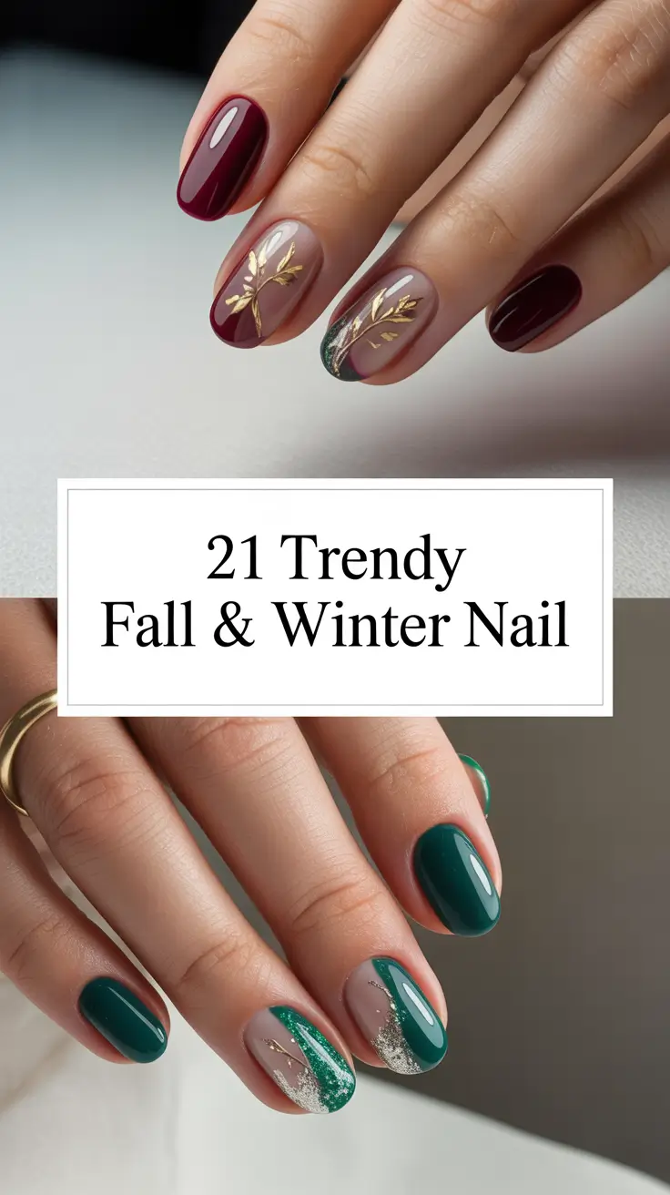 Trendy Fall & Winter Nail 2025–2026: Cute Colors, Inspo & Design Ideas