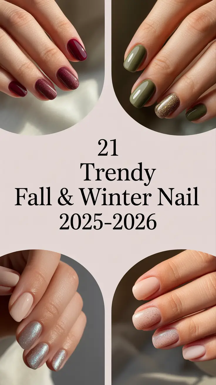 Trendy Fall & Winter Nail 2025–2026: Cute Colors, Inspo & Design Ideas