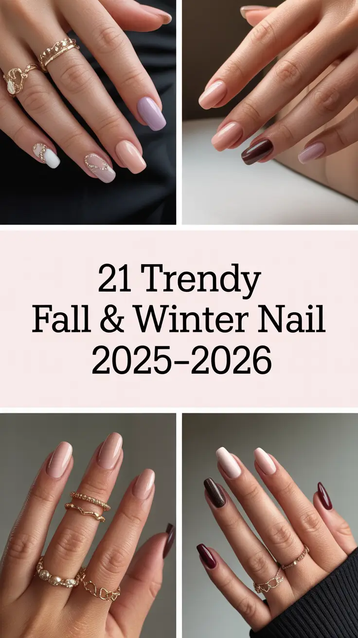 Trendy Fall & Winter Nail 2025–2026: Cute Colors, Inspo & Design Ideas