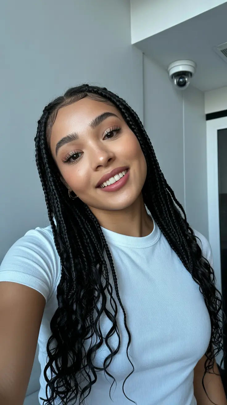 winter colors to dye your hair black women Long Braids