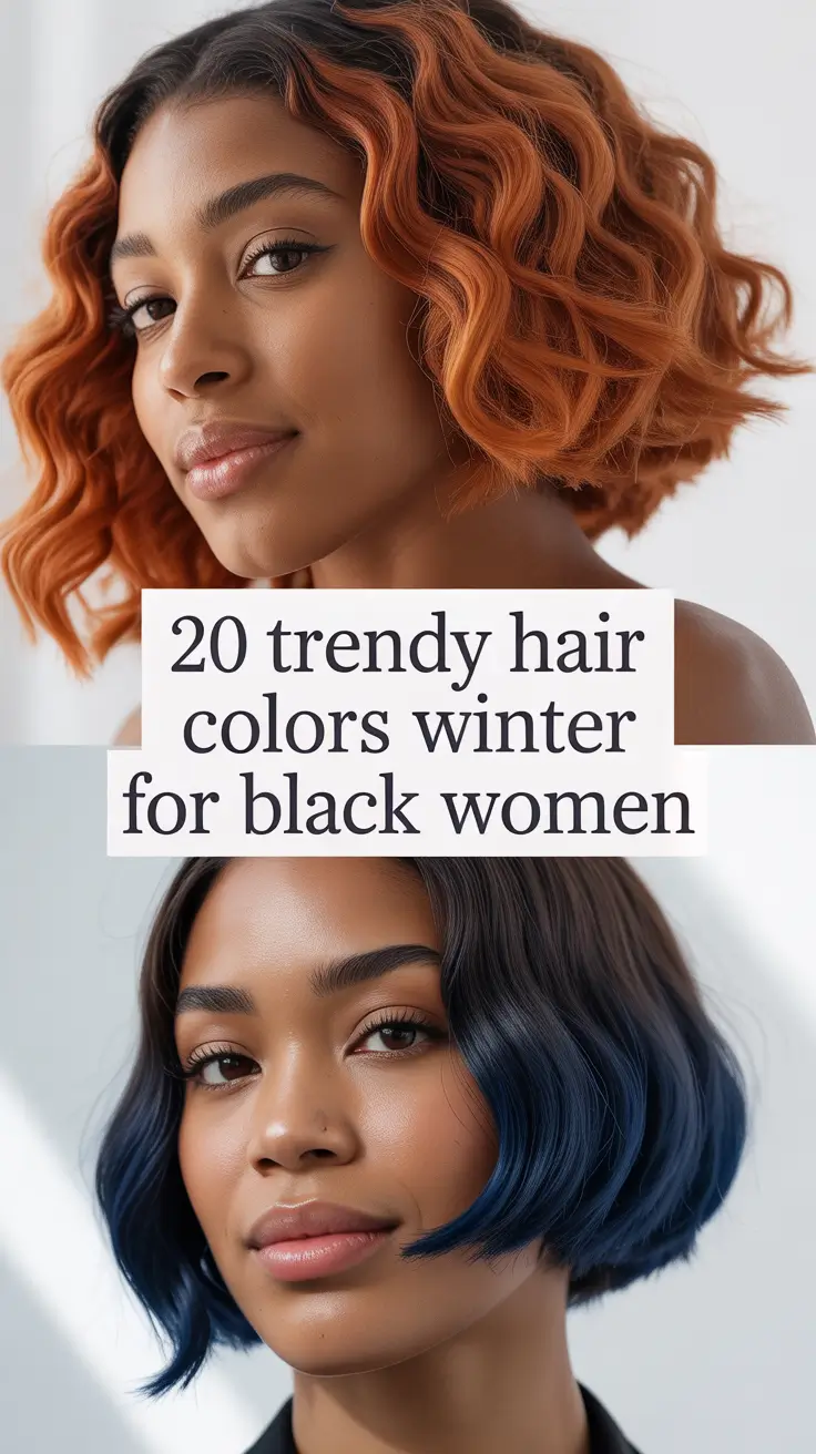 Trendy Hair Colors Winter for Black Women 2025–2026: Chic Ideas for Every Style