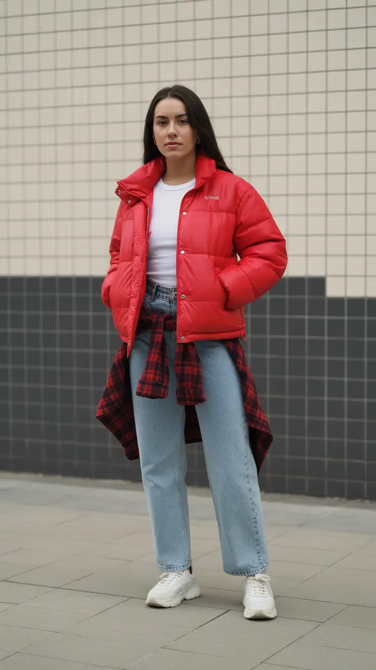 winter going out outfit night Retro Street Cool
