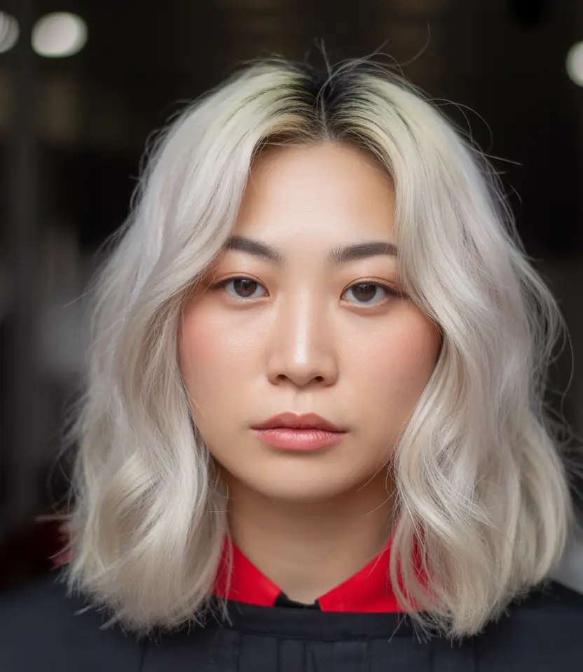 winter hair colors for blondes 2026 High-Contrast Rooted Blonde