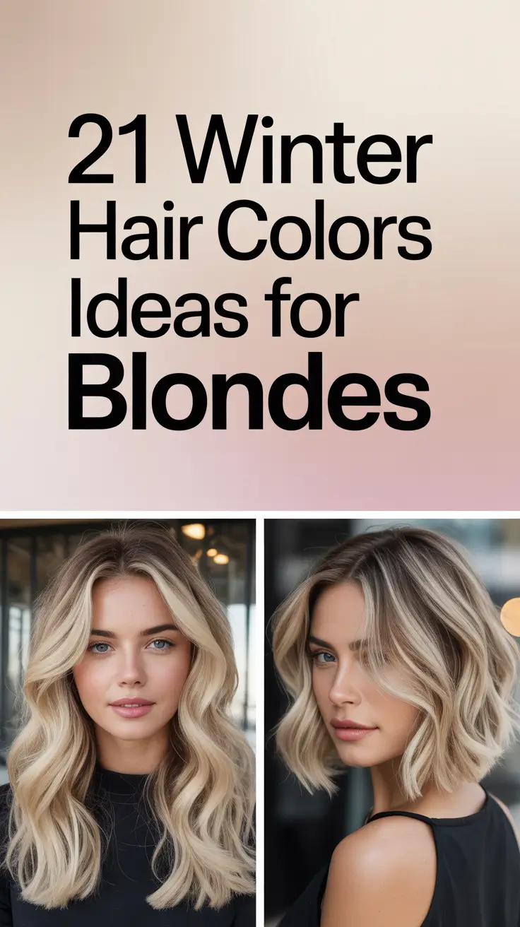 Winter 2025–2026 Hair Colors Ideas for Blondes: Chic & Cool Looks