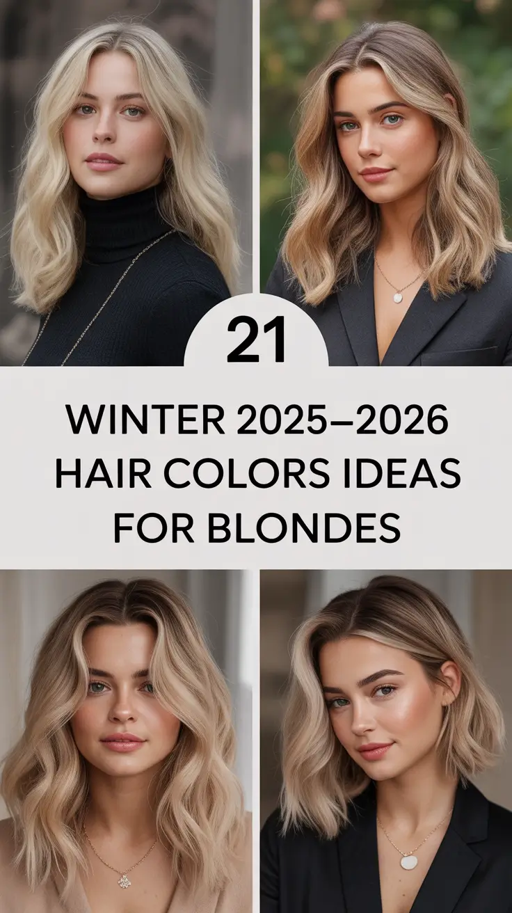 Winter 2025–2026 Hair Colors Ideas for Blondes: Chic & Cool Looks