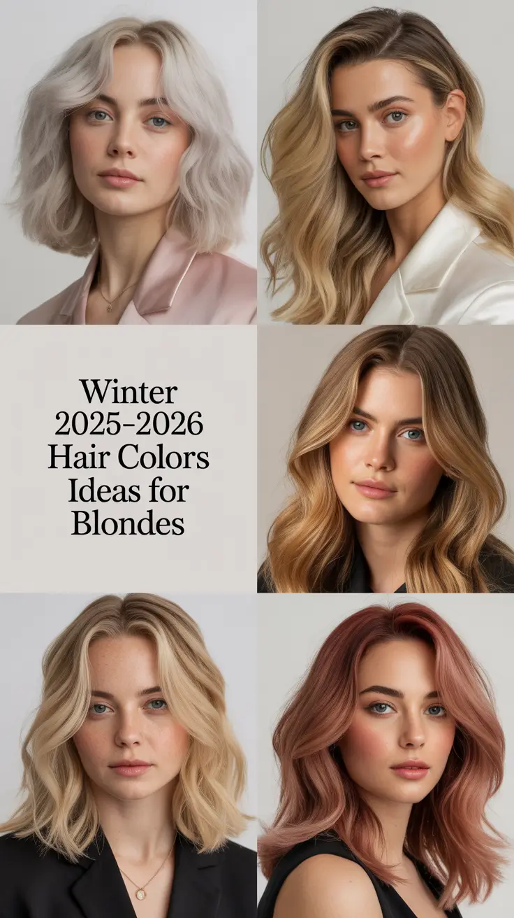 Winter 2025–2026 Hair Colors Ideas for Blondes: Chic & Cool Looks
