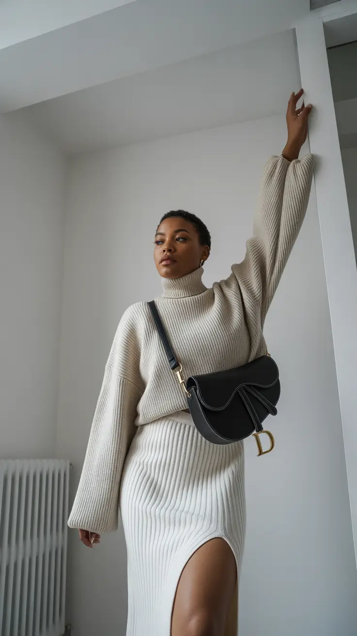 winter outfits black girls fashion ideas Minimalist Cream Elegance