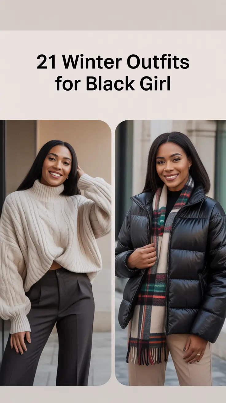 Winter 2025 - 2026: Outfits for Black Girl – Stylish & Cozy Looks for Every Occasion