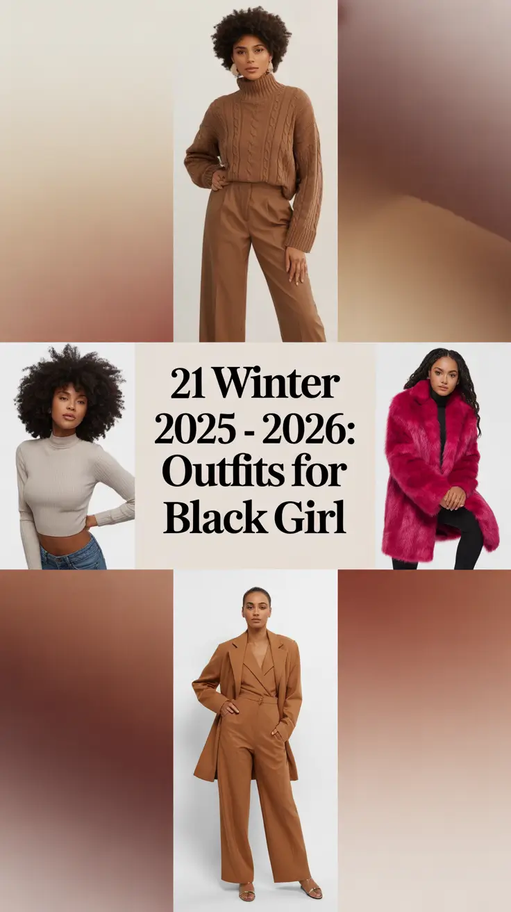 Winter 2025 - 2026: Outfits for Black Girl – Stylish & Cozy Looks for Every Occasion