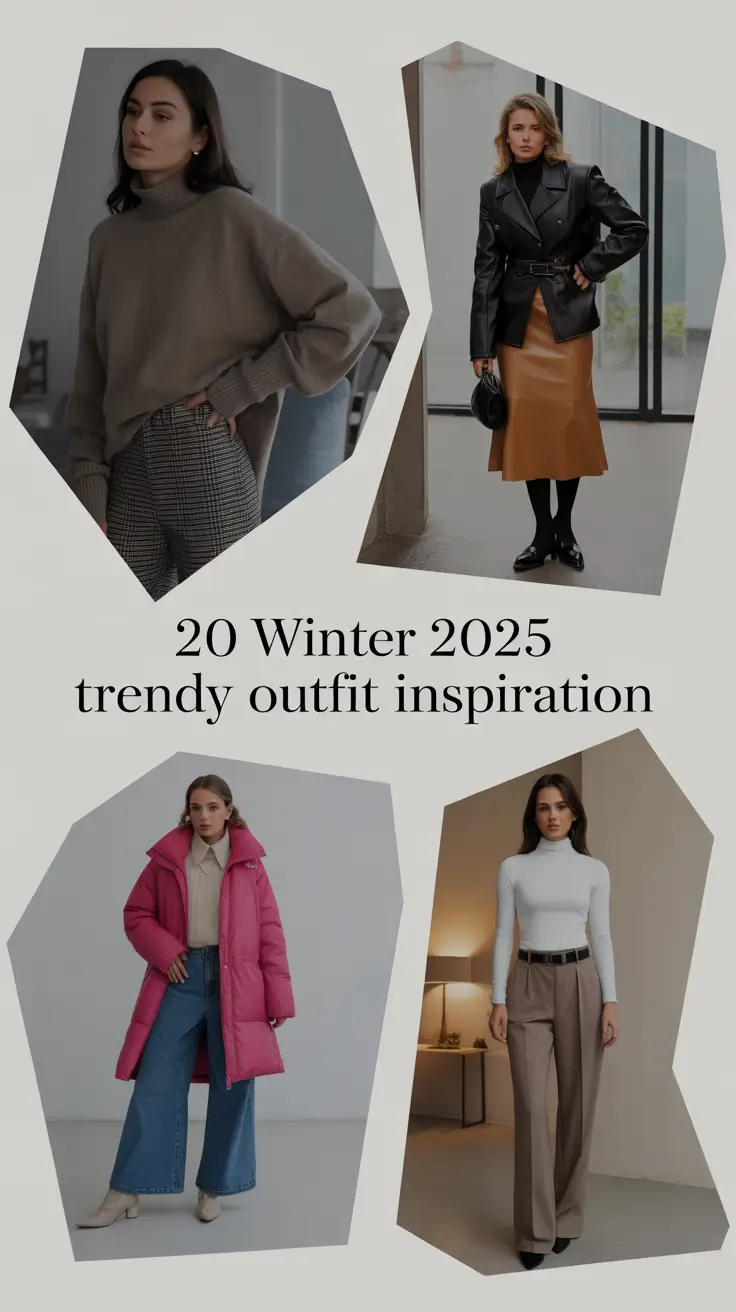 Winter 2025 Trendy Outfit Inspiration: Cute & Chic Ideas for Women