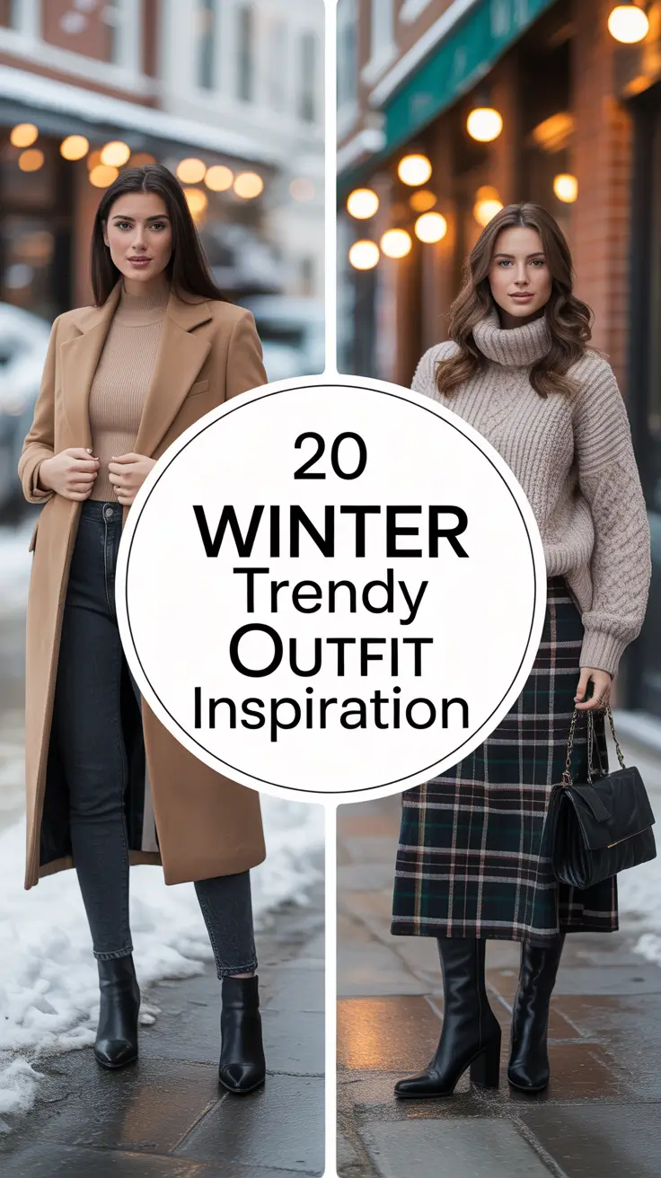 Winter 2025 Trendy Outfit Inspiration: Cute & Chic Ideas for Women