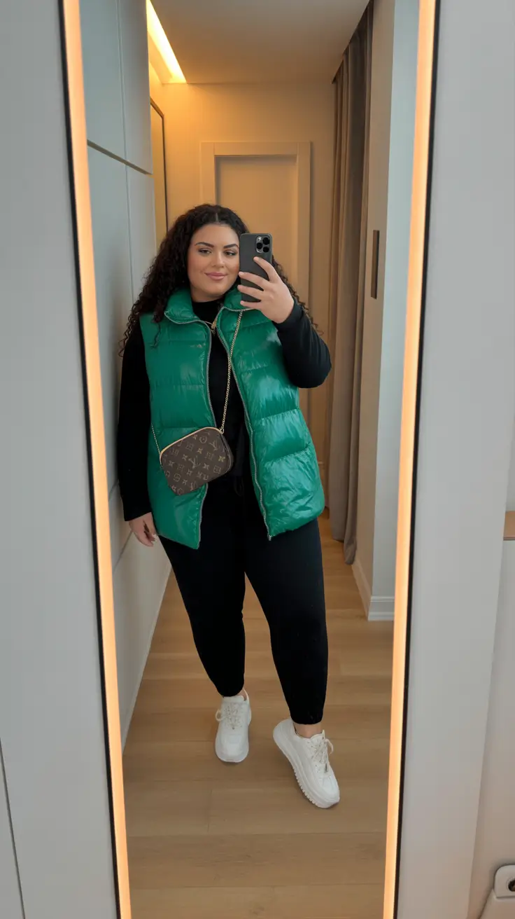 winter capsule wardrobe plus size women Sporty Capsule Confidence