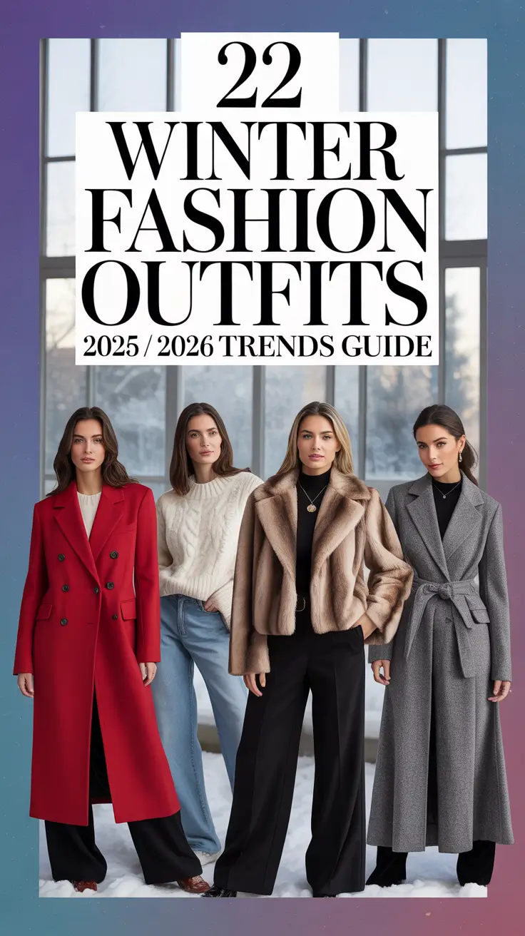 Winter Fashion Outfits 2025 / 2026 Trends Guide: Classy Chic & Casual Style Inspiration