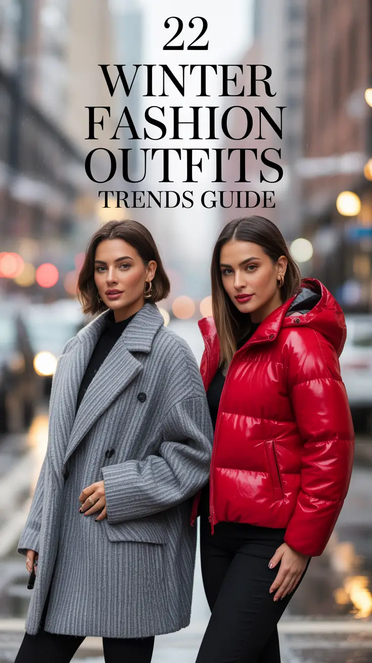 Winter Fashion Outfits 2025 / 2026 Trends Guide: Classy Chic & Casual Style Inspiration