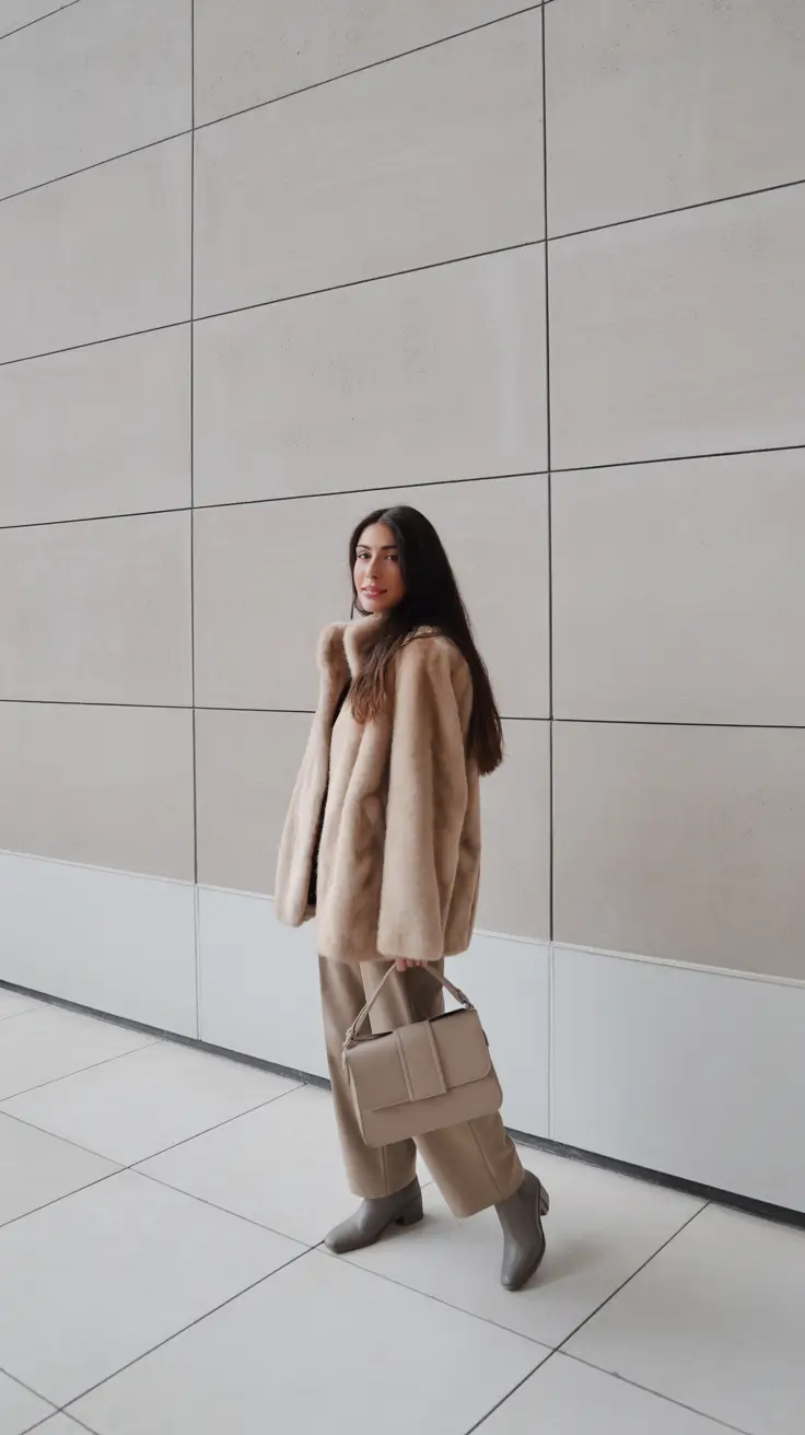 Winter Fashion Outfits NYC 2025 2026 Neutral Harmony