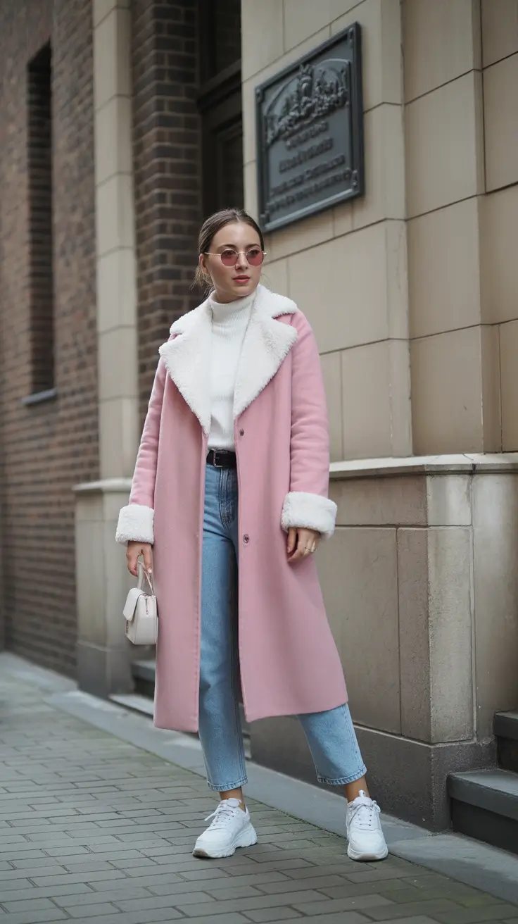 Winter Fashion Outfits NYC 2025 2026 Bubblegum Chic