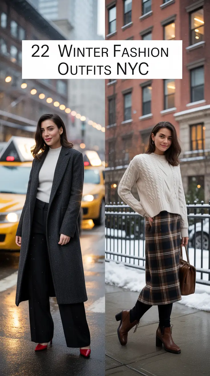 Winter Fashion Outfits NYC 2025–2026: Chic Street Style Ideas for Cold Weather