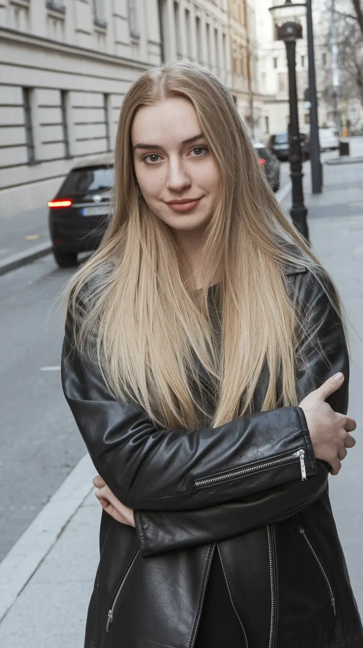 winter hair colors ideas 2025 2026 Long Nordic Blonde