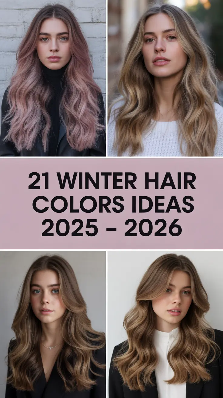 Winter Hair Colors Ideas 2025 - 2026: Trending Looks for Blondes, Brunettes & Short Styles