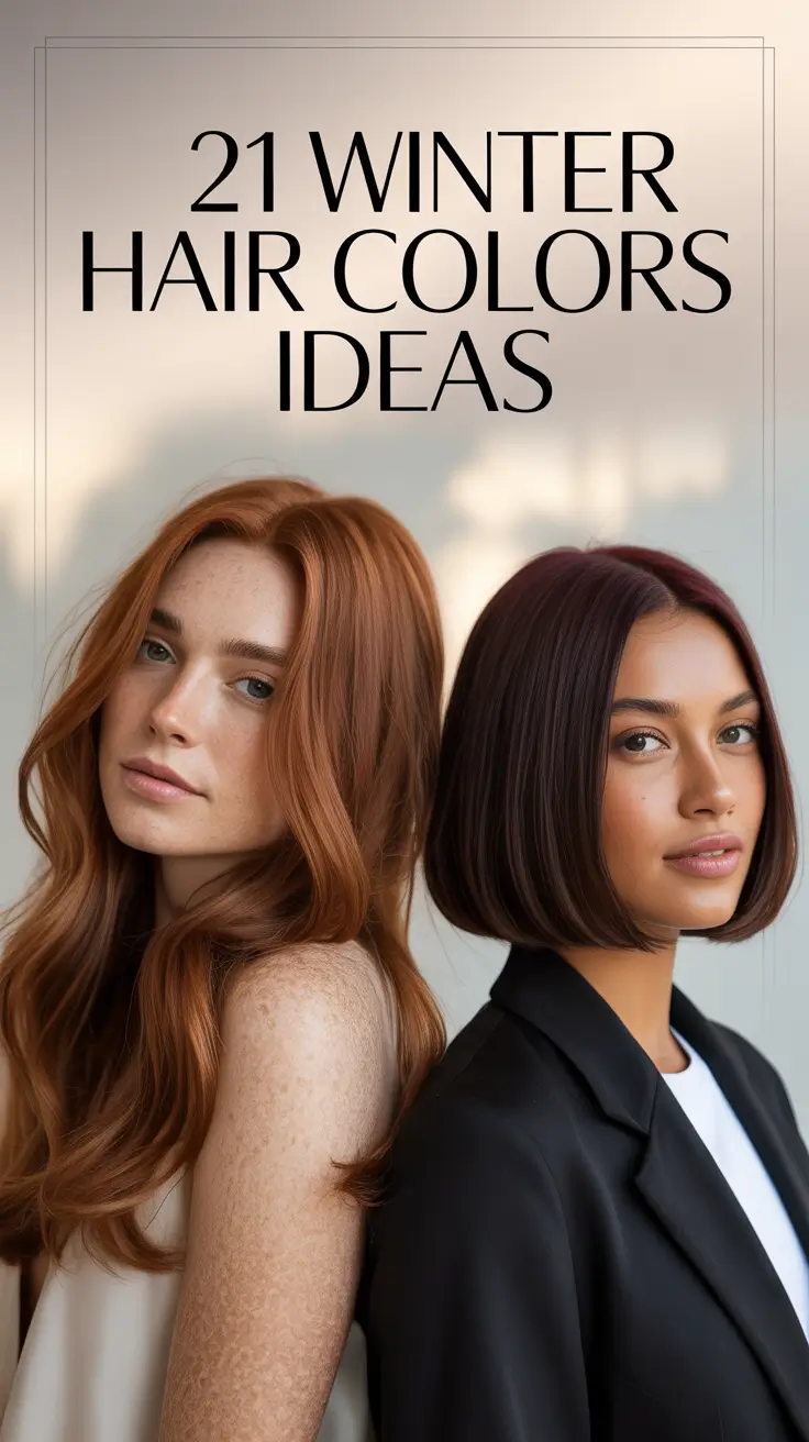Winter Hair Colors Ideas 2025 - 2026: Trending Looks for Blondes, Brunettes & Short Styles