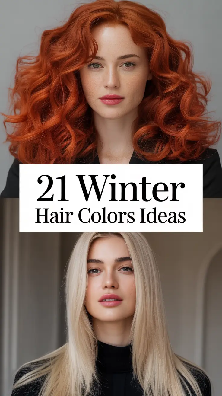 Winter Hair Colors Ideas 2025 - 2026: Trending Looks for Blondes, Brunettes & Short Styles