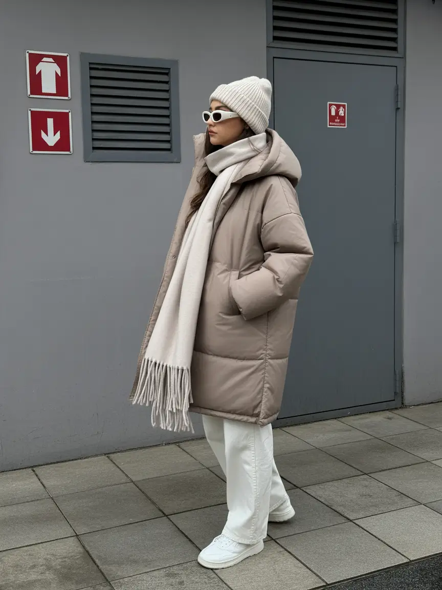 Winter outfits cold casual Neutral Layers