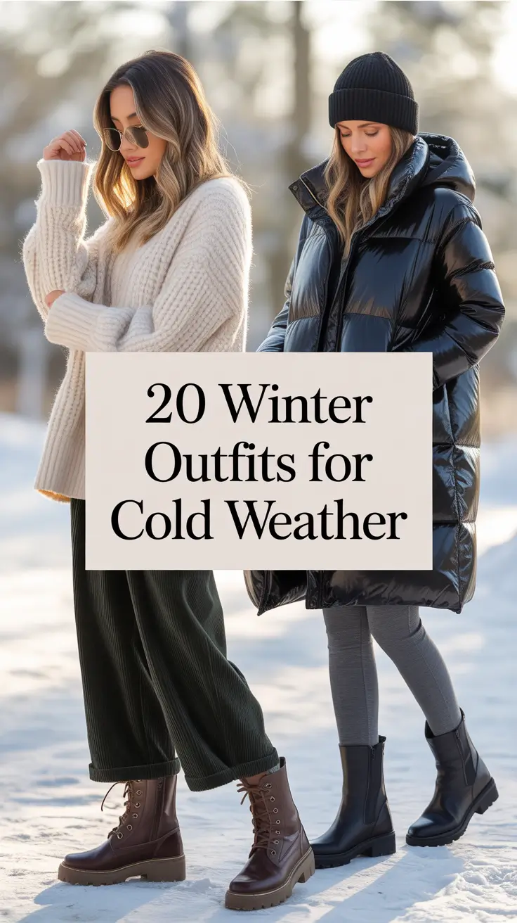 Winter Outfits for Cold Weather 2025 - 2026: Classy, Casual & Street Style Looks