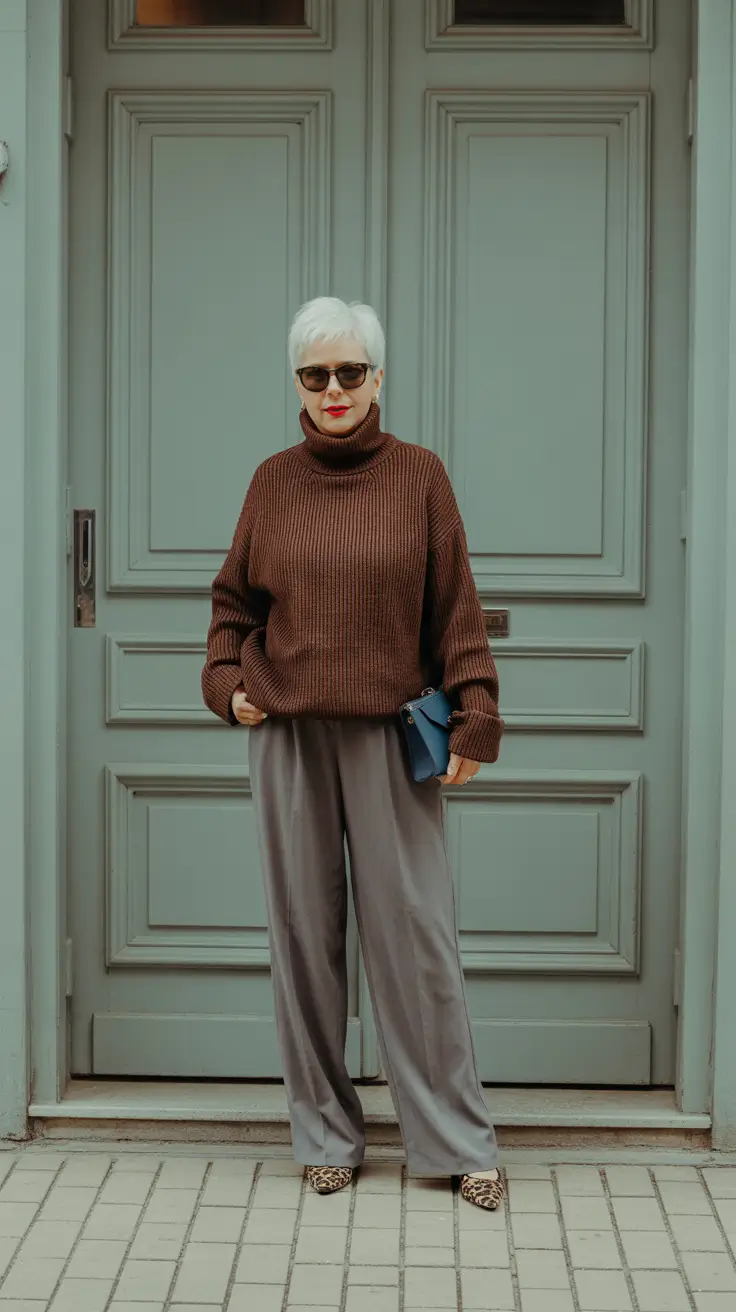 winter outfits over 50 older women chic Effortless Street Smart