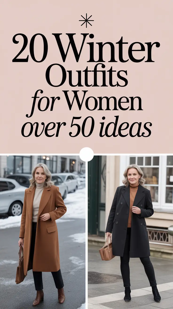 Winter Outfits for Women Over 50 Ideas 2025 / 2026 – Classy & Stylish Looks