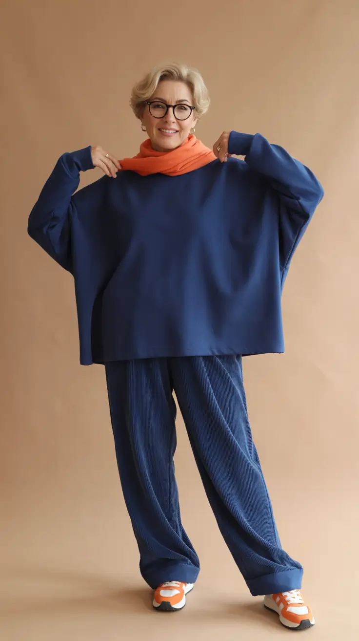 Winter Outfits for Women Over 60 Style Guide 2025 Color Play in Oversized Comfort