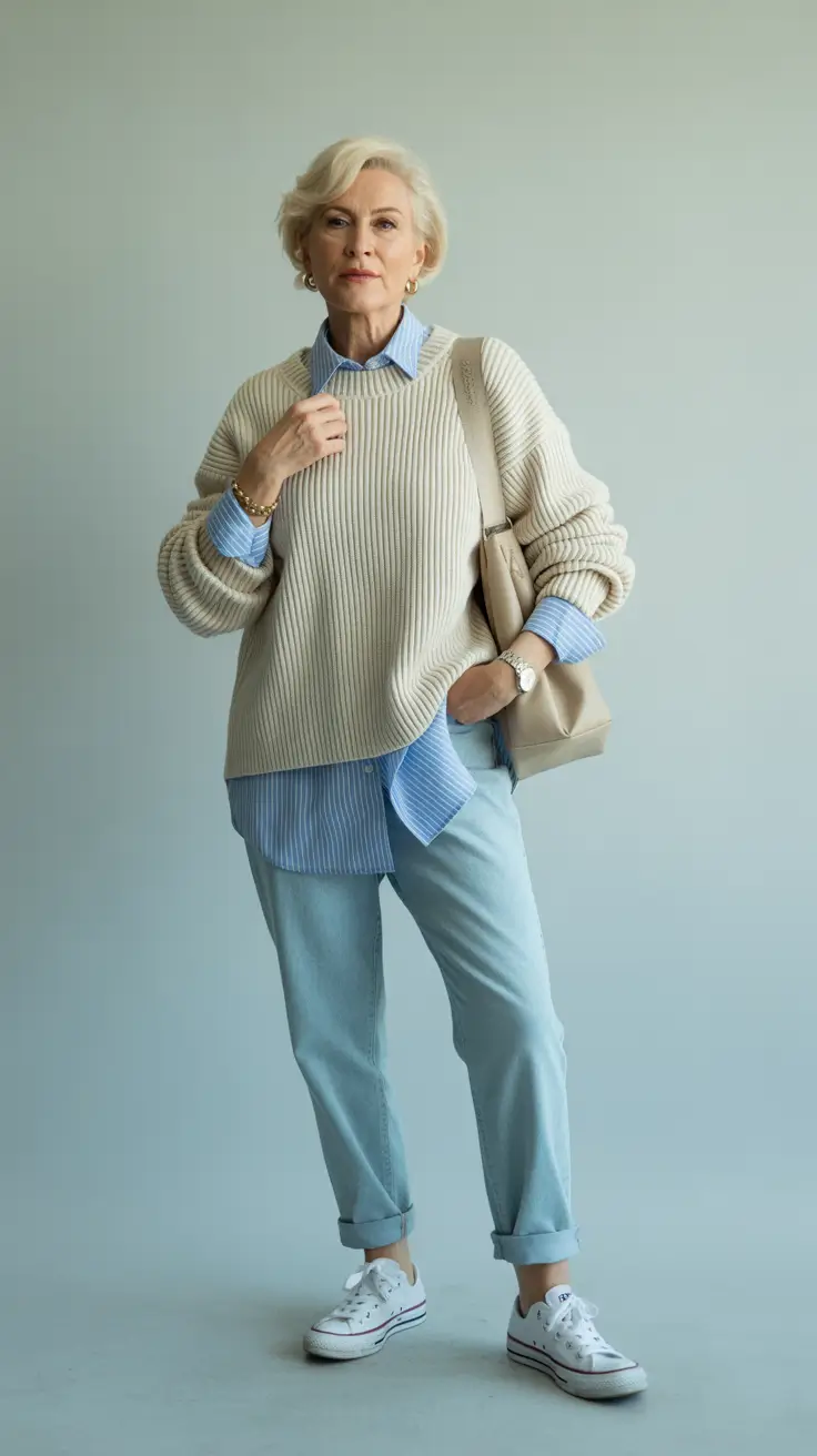 Winter Outfits for Women Over 60 Style Guide 2025 Layered Casual With a Relaxed Edge