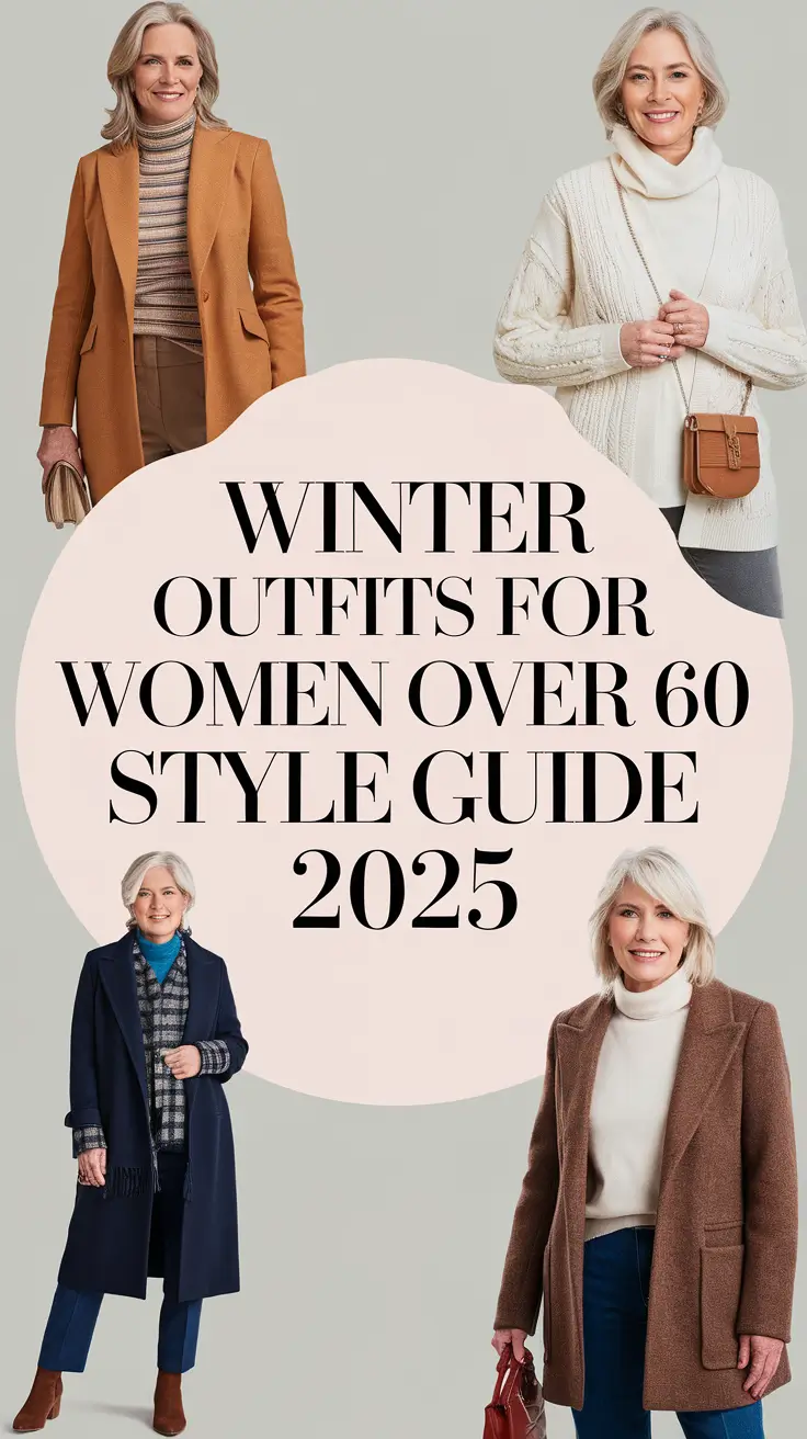 Winter Outfits for Women Over 60 Style Guide 2025: Elegant, Casual & Plus Size Inspiration