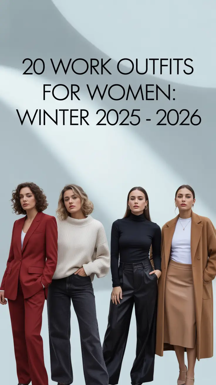 Work Outfits for Women: Winter 2025 - 2026 — Cozy, Chic & Classy Ideas