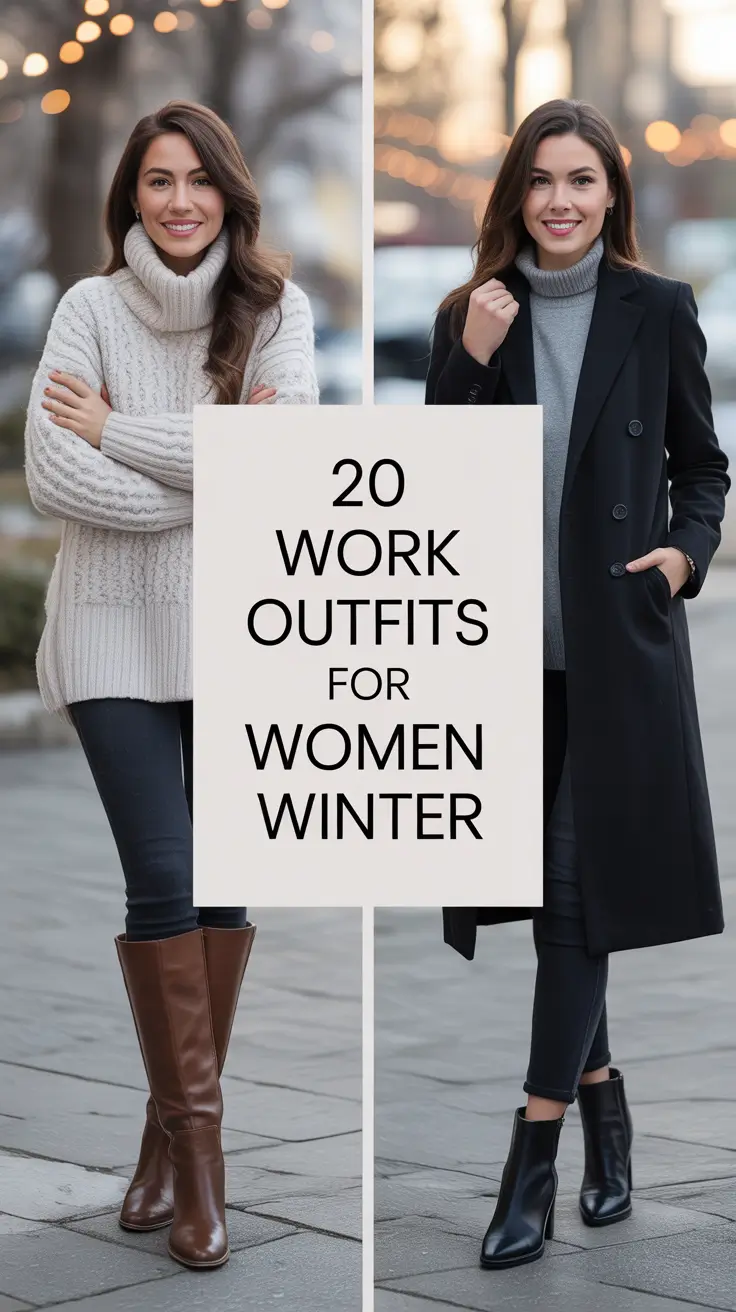 Work Outfits for Women: Winter 2025 - 2026 — Cozy, Chic & Classy Ideas
