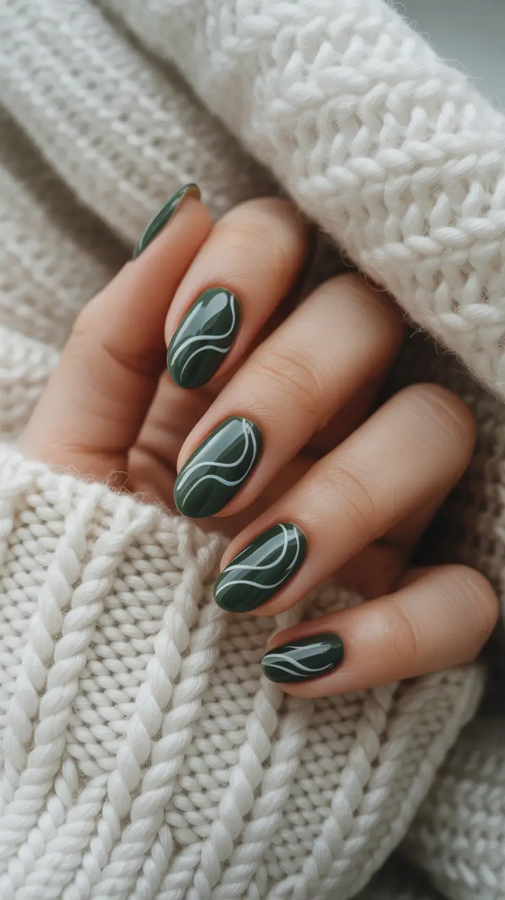 nails-almond-winter-design-forest-whispers